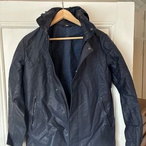 Navy Wax Club Monaco Rain Jacket (small)